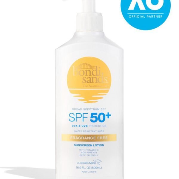 Bondi Sands SPF 50+ Fragrance Free Sunscreen Lotion Pump 500ml