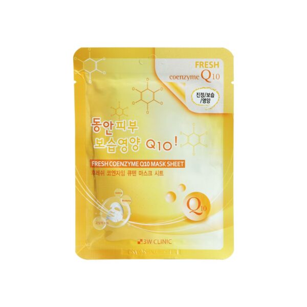 3W CLINIC Fresh Sheet Mask - Coenzyme Q10