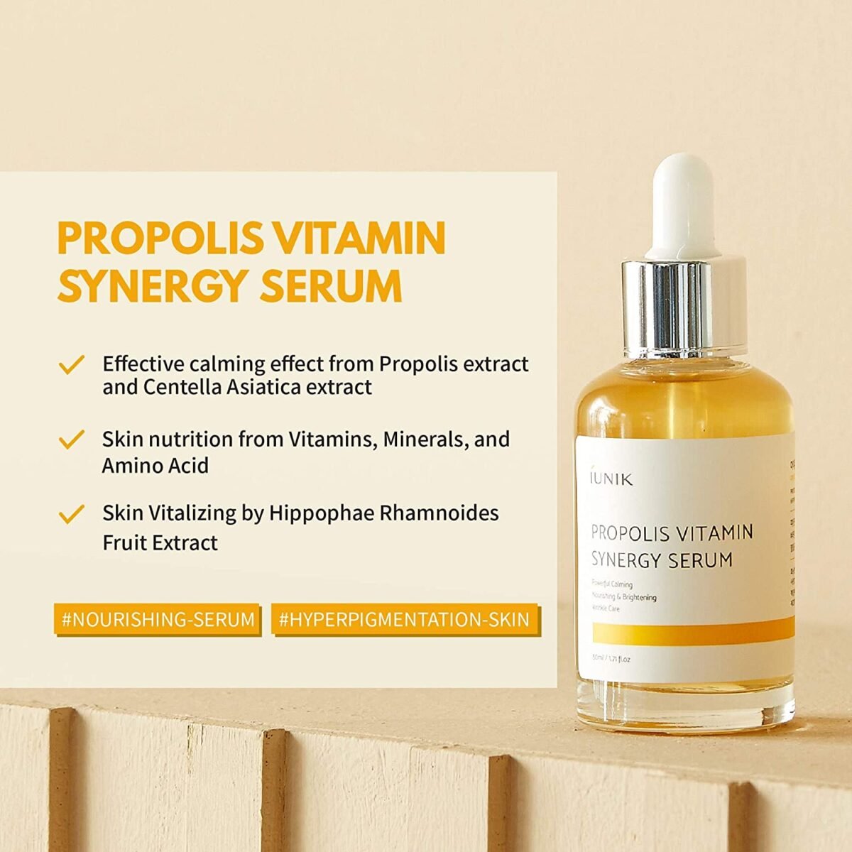 IUNIK Propolis Synergy Vitamin Serum 50ml - Image 3