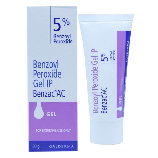 Benzac AC Benzoyl Peroxide 5% Gel 30g