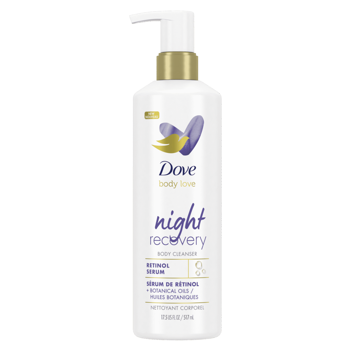 Dove Body Love Night Recovery Body Cleanser - 517ml - Image 1