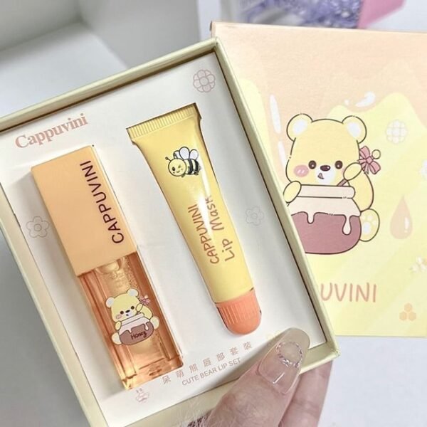 Cappuvini - Honey Lip Oil & Lip Mask Set [Set (01+02)]
