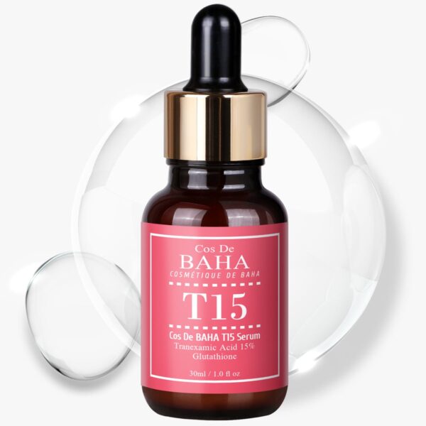 Cos De BAHA T15 Tranexamic Acid 15% + Glutathione Serum 30ml